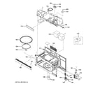 Hotpoint RVM5160DH1WW oven cavity parts diagram