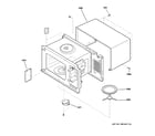 GE JES2051DN1BB oven cavity parts diagram