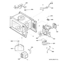 GE JES2051DN1BB interior parts (1) diagram