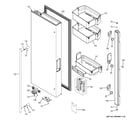 GE ZWE23ESHDSS fresh food door - lh diagram