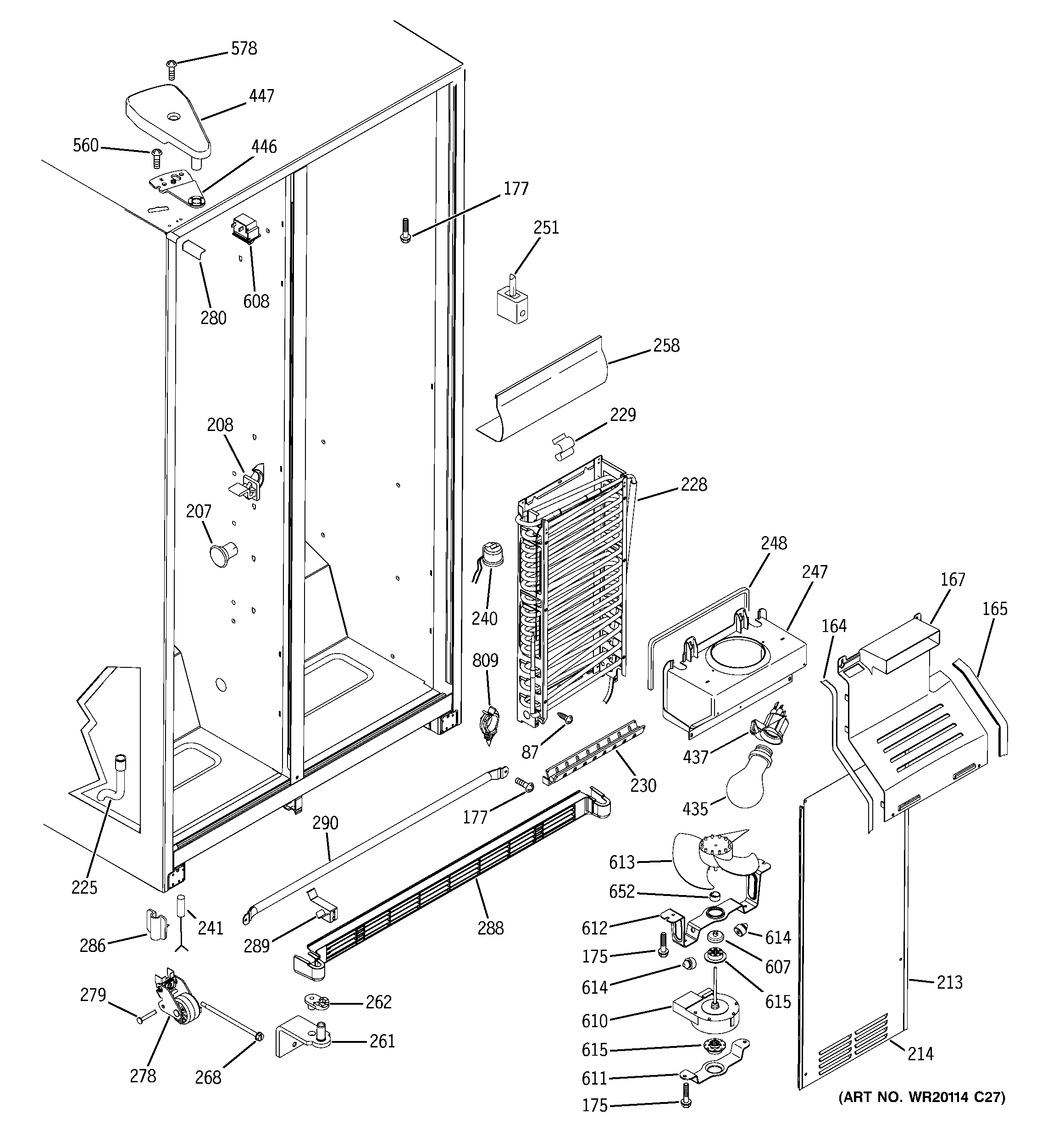 Freezer section