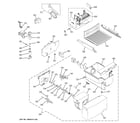 GE GSH25JSXNSS ice maker & dispenser diagram