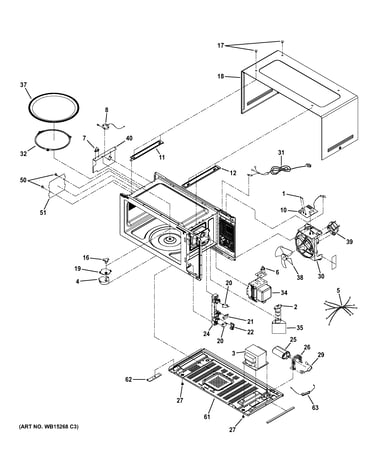 Oven cavity parts