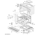 GE PSB9240SF1SS oven cavity parts diagram