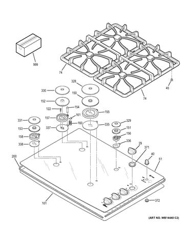 Control panel & cooktop