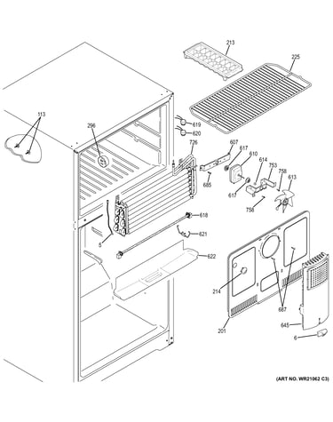 Freezer section