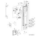 GE PSB42YSXASS freezer door diagram