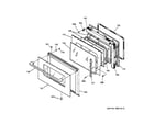 GE ZEK737BA2BB door diagram