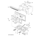 GE JVM3150DF1BB oven cavity parts diagram