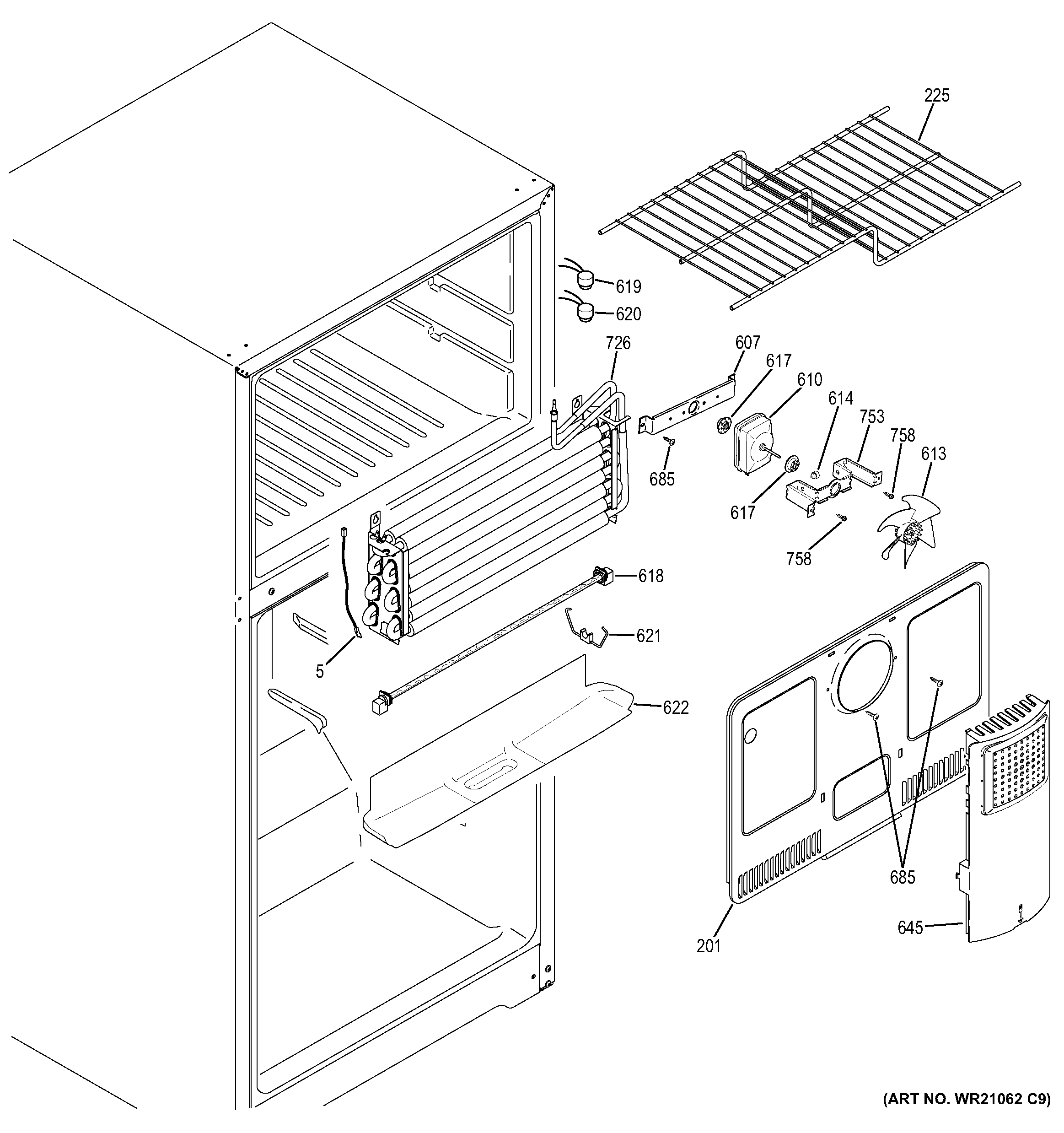 Freezer section
