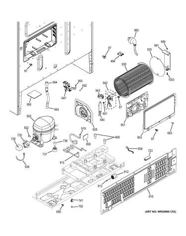 Machine compartment