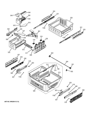 Freezer shelves