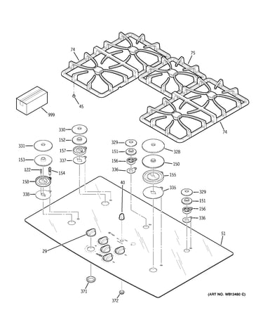 Control panel & cooktop