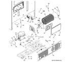 GE GFE28HMHDES machine compartment diagram