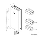 GE GFE28HMHDES fresh food door - rh diagram