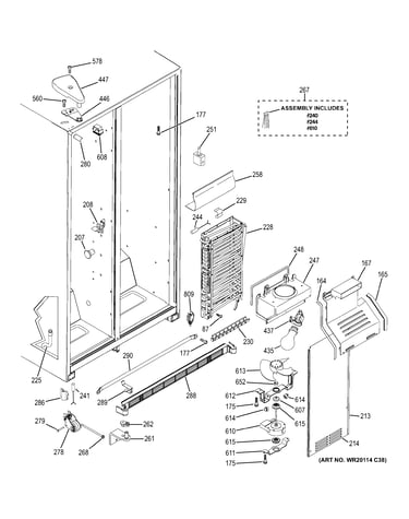 Freezer section