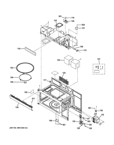 Oven cavity parts