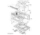 GE ZSA1201RSS01 oven cavity parts diagram
