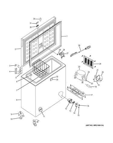 Freezer parts