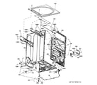 GE GFDS140ED0WW cabinet diagram