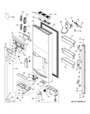 Dispenser door