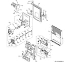 GE CFE28TSHFSS ice maker & dispenser diagram