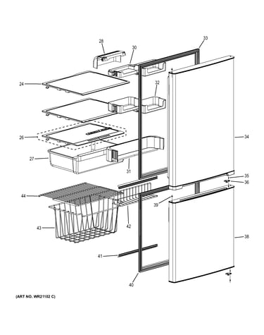 Doors & shelves
