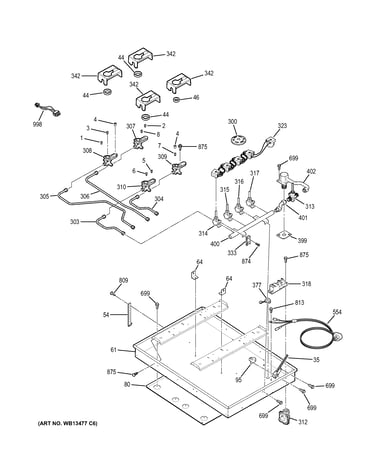 Gas & burner parts