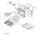 GE PK7500SF4SS lower oven diagram