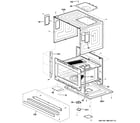 GE PSB9100SF1SS oven cavity parts diagram