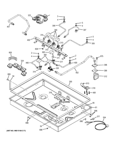 Gas & burner parts