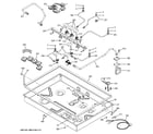 GE PGP953SET4SS gas & burner parts diagram