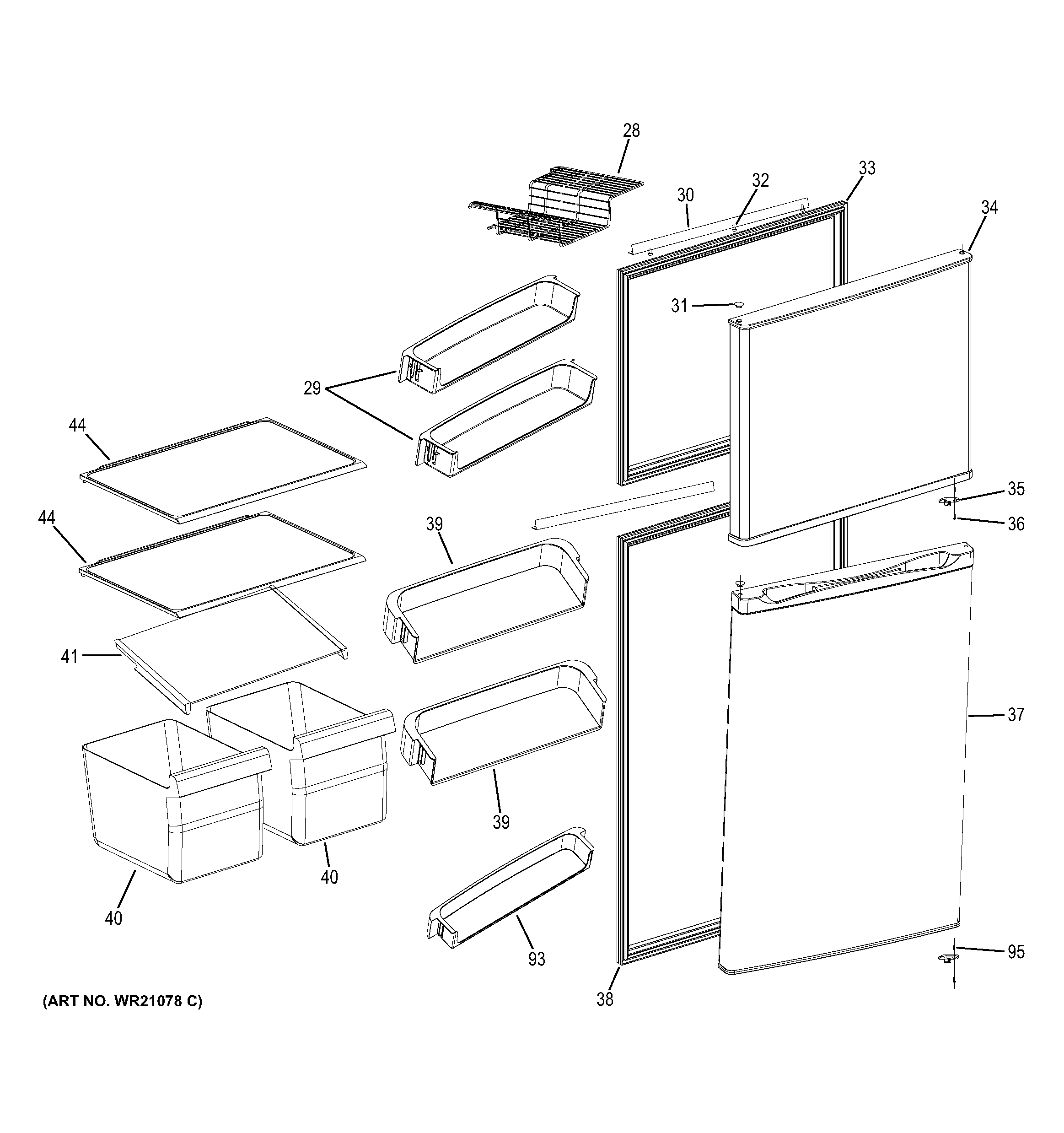 Doors & shelves