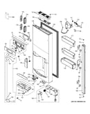 Dispenser door