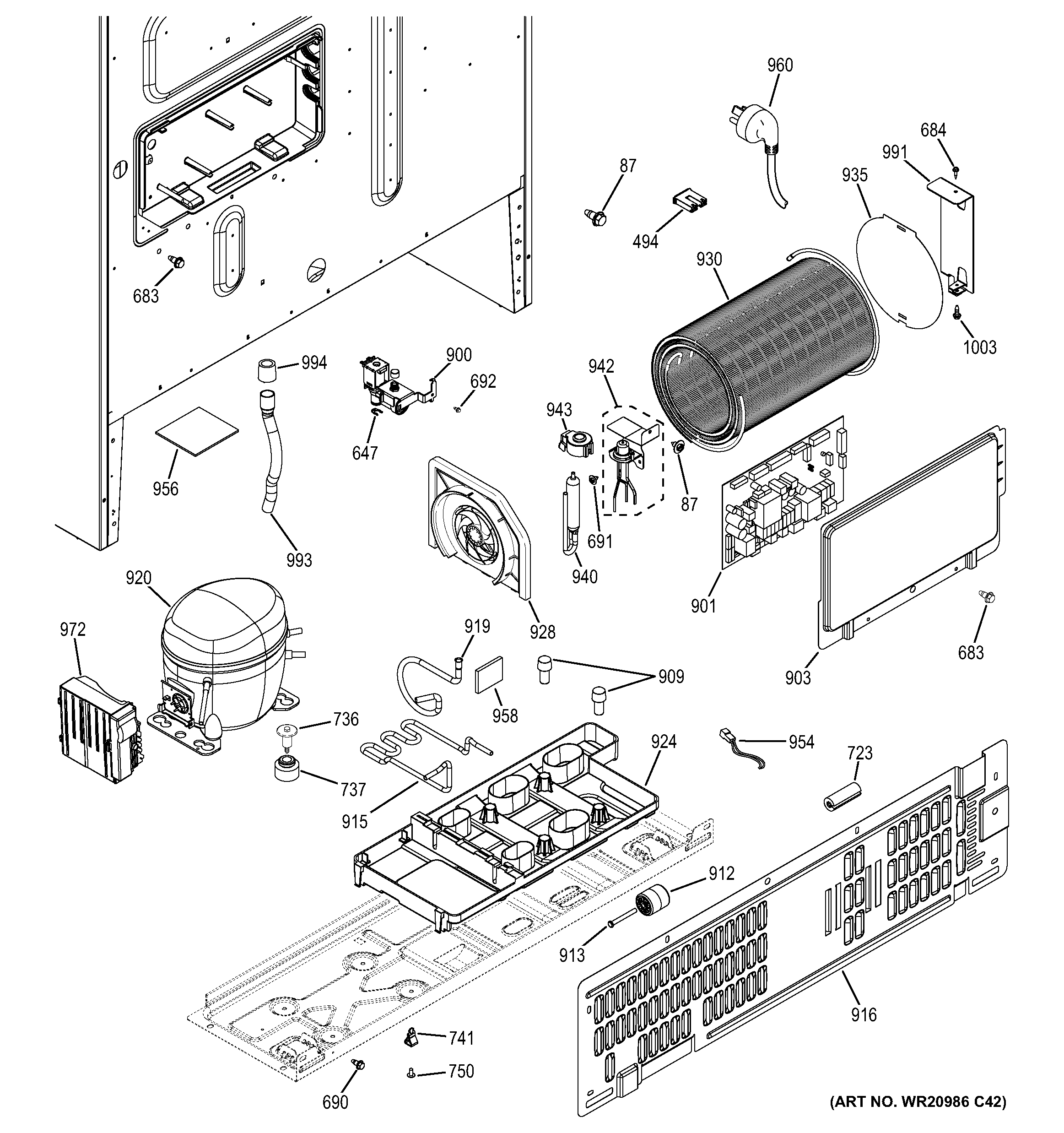 Machine compartment