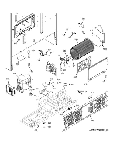 Machine compartment