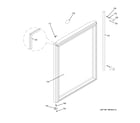 GE ZDWR240PBBS door diagram