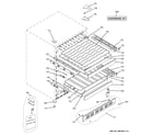 GE ZDWR240PBBS cabinet & shelves diagram