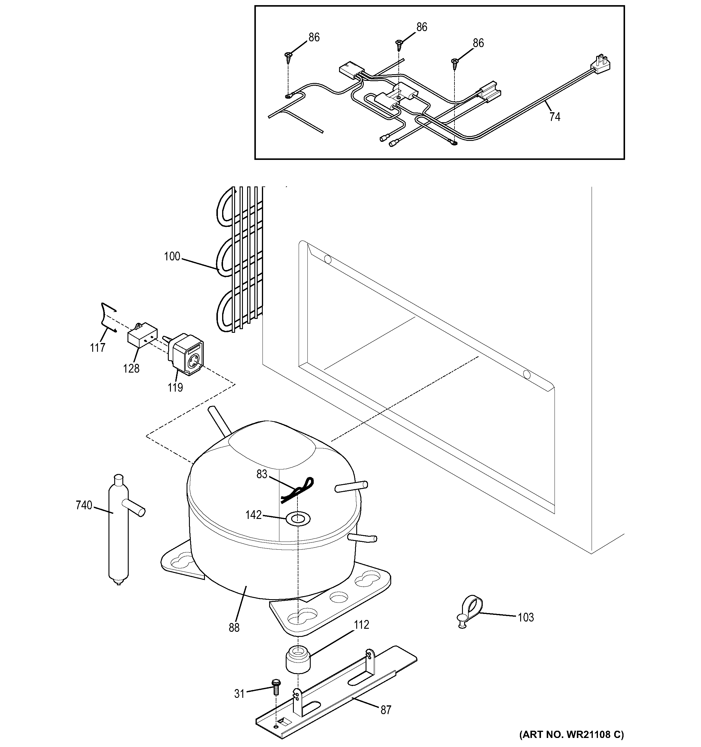 Machine compartment