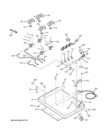 Gas & burner parts