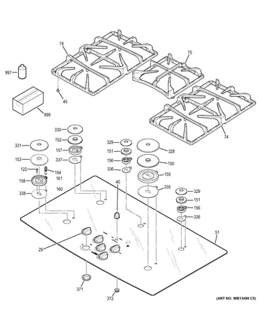 Control panel & cooktop