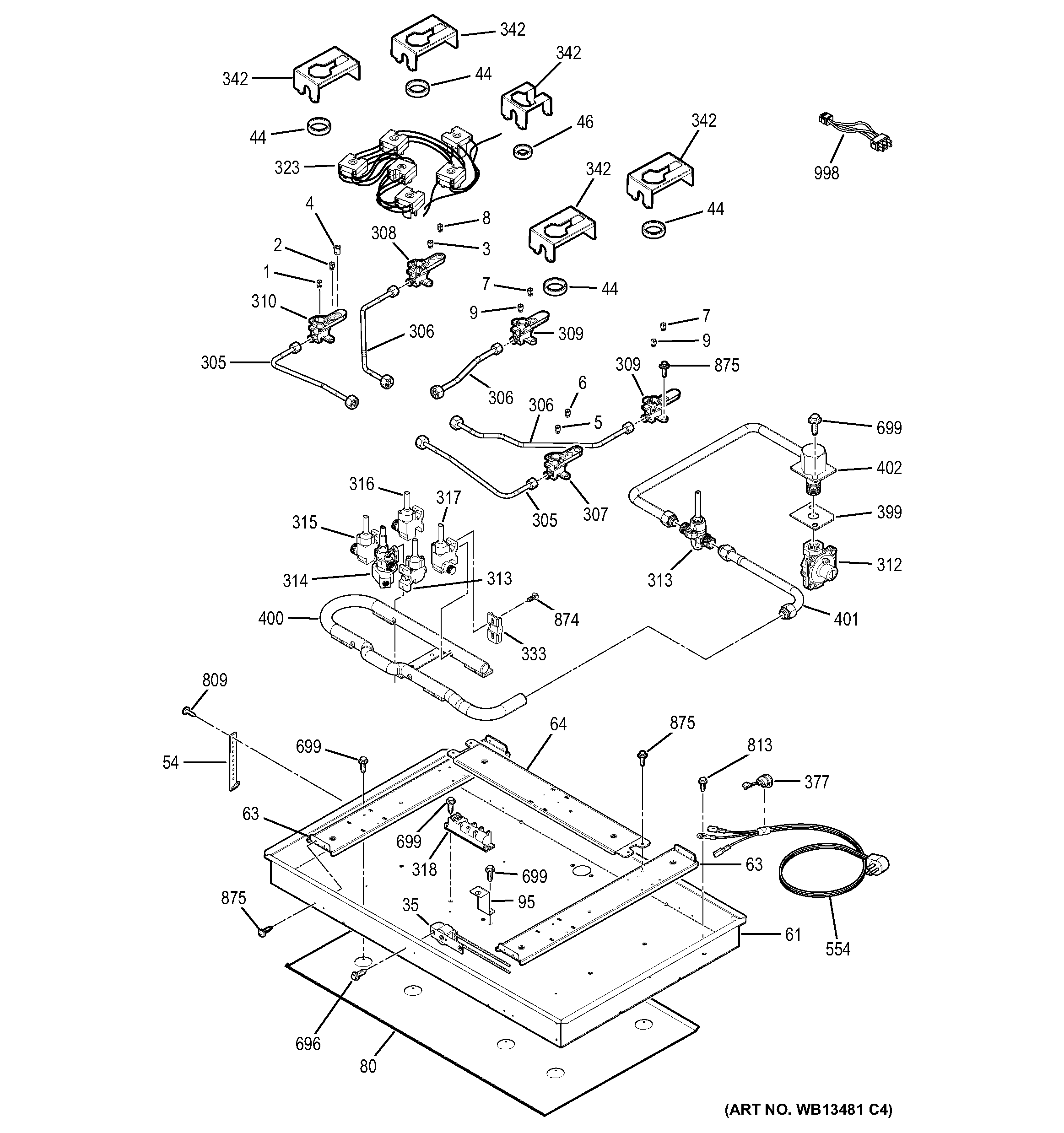 Gas & burner parts