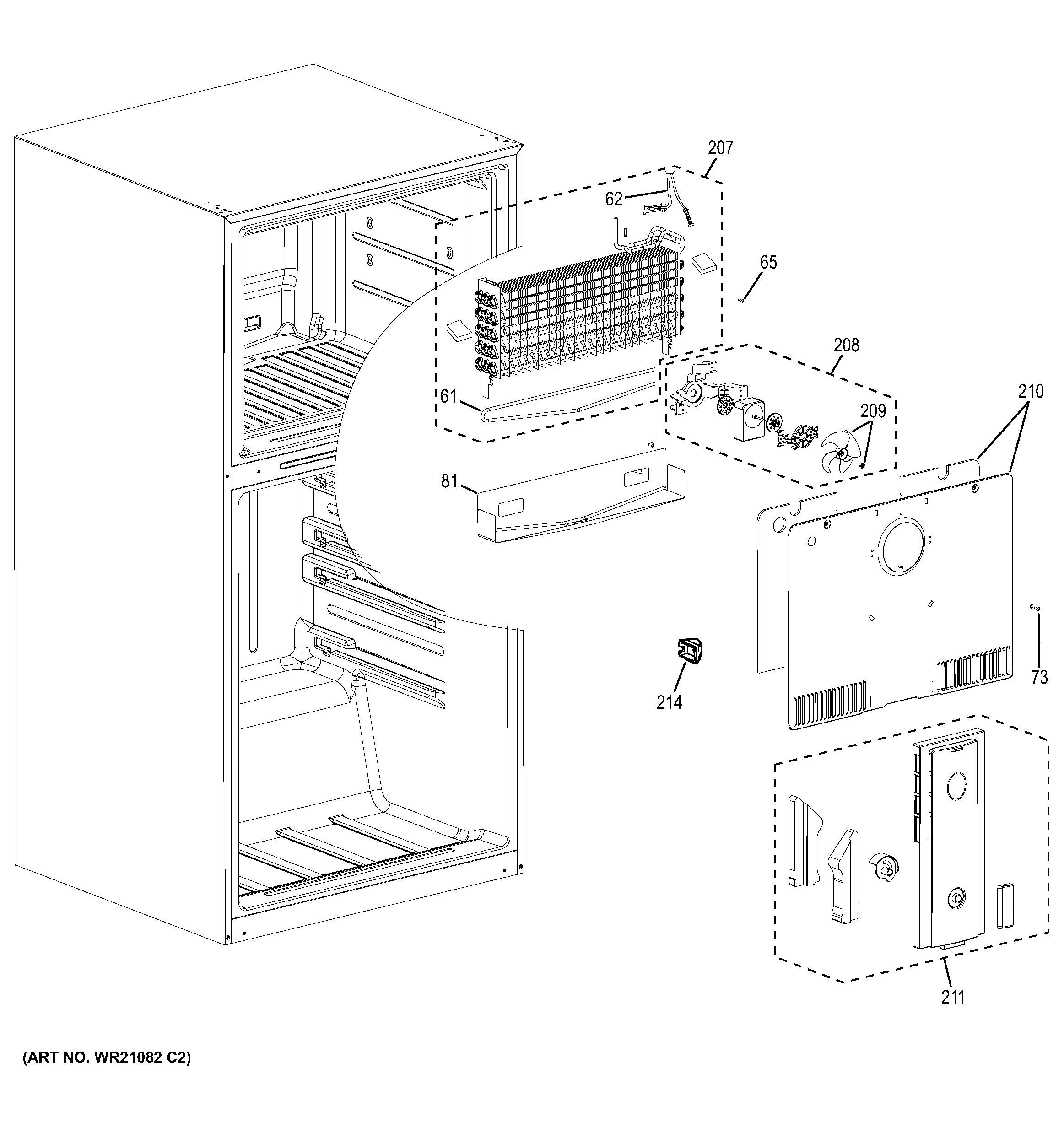 Freezer section