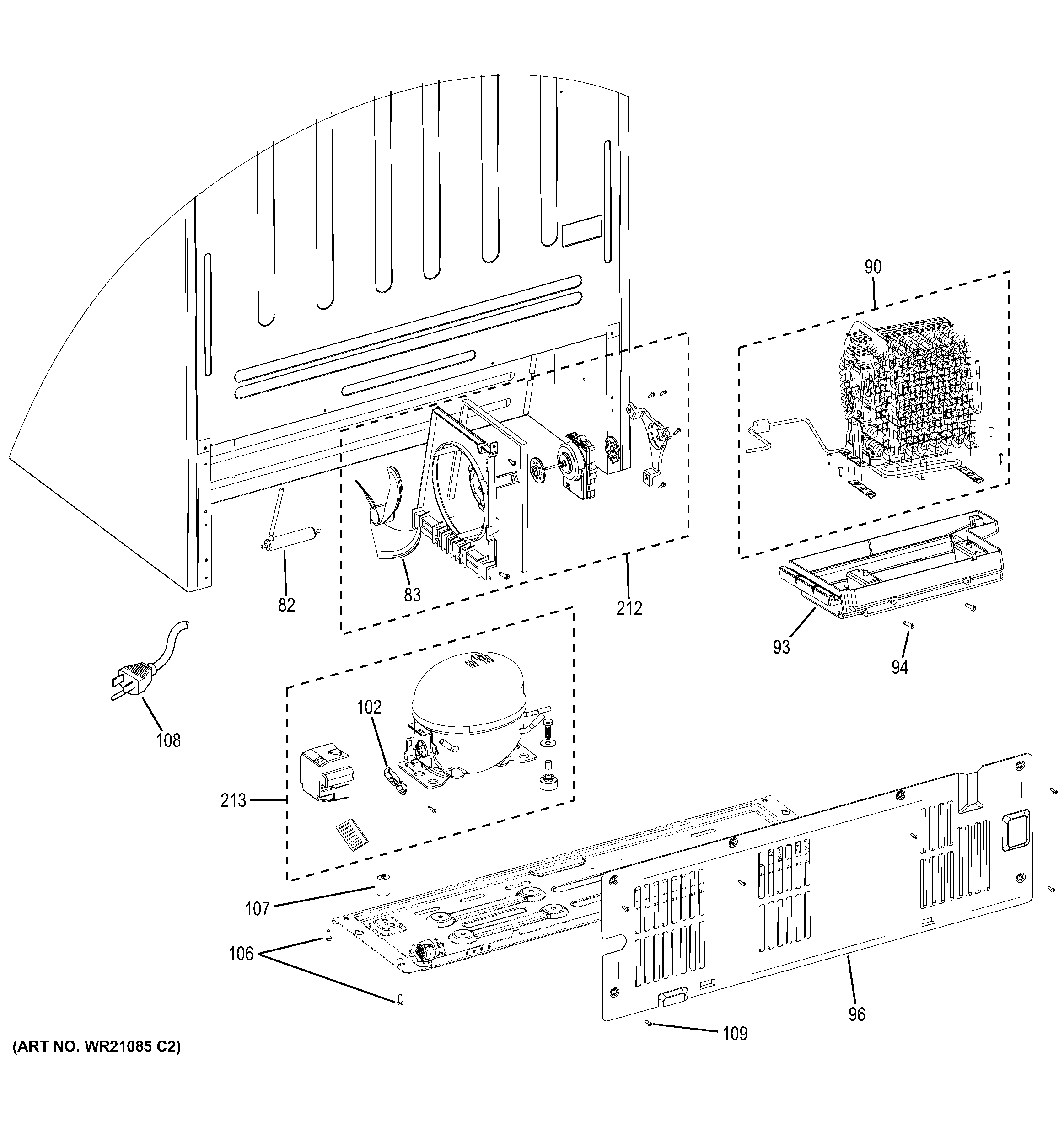 Machine compartment