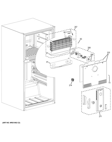 Freezer section