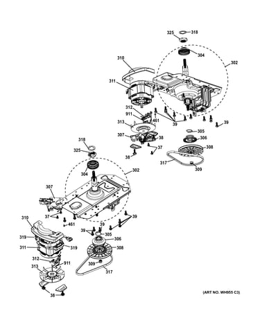 Motor & drive assembly
