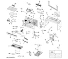 GE JNM7196DF1BB oven cavity parts diagram
