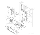 GE CWE23SSHESS fresh food section diagram