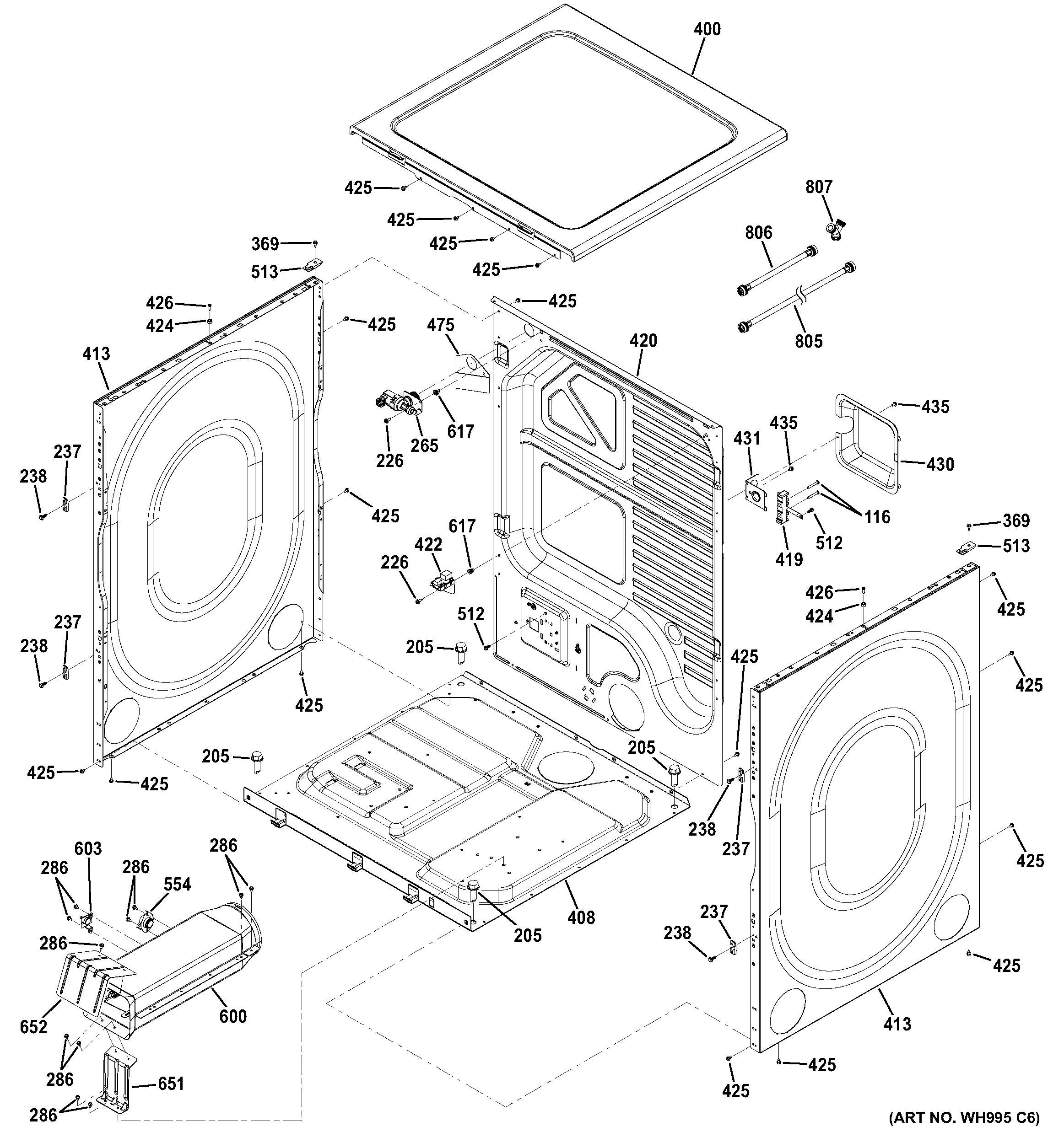 CABINET & TOP PANEL