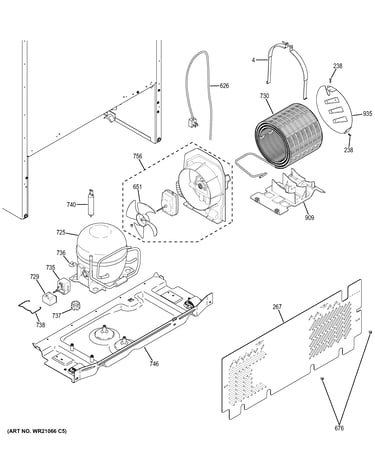 Machine compartment